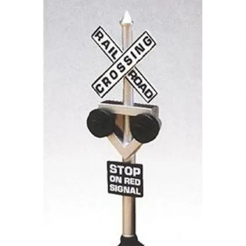 Trains*Life Like 1253 HO Railroad Crossing Signal (Pack of 4) - Model Train Junction: Quality Parts and Art Supplies