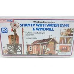 Trains*Life Like 1338 HO Shanty W/ Water Tank & Windmill Western Homestead Kit - Model Train Junction: Quality Parts and Art Supplies