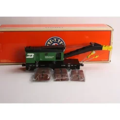 Trains*Lionel 6-29885 Burlington Northern Operating Crane Car NIB - Model Train Junction: Quality Parts and Art Supplies