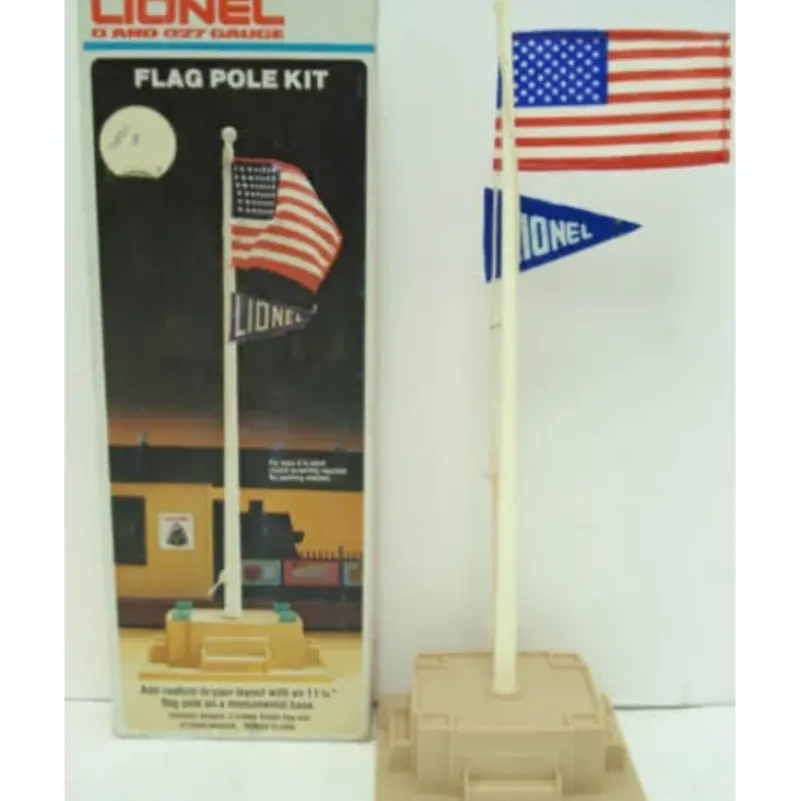 Trains*Lionel 6-2320 O And O27 Flag Pole Kit - Model Train Junction: Quality Parts and Art Supplies