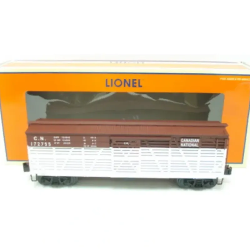 Trains|Lionel 6-17714 O Gauge Canadian National ACF 40-Ton Stock Car #172755 - Model Train Junction: Quality Parts and Art Supplies