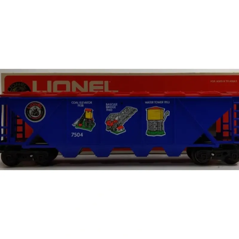 Trains*Lionel 6-7504 O Gauge 75th Anniversary Off-Track Accessories Covered Hopper LN/Box - Model Train Junction: Quality Parts and Art Supplies