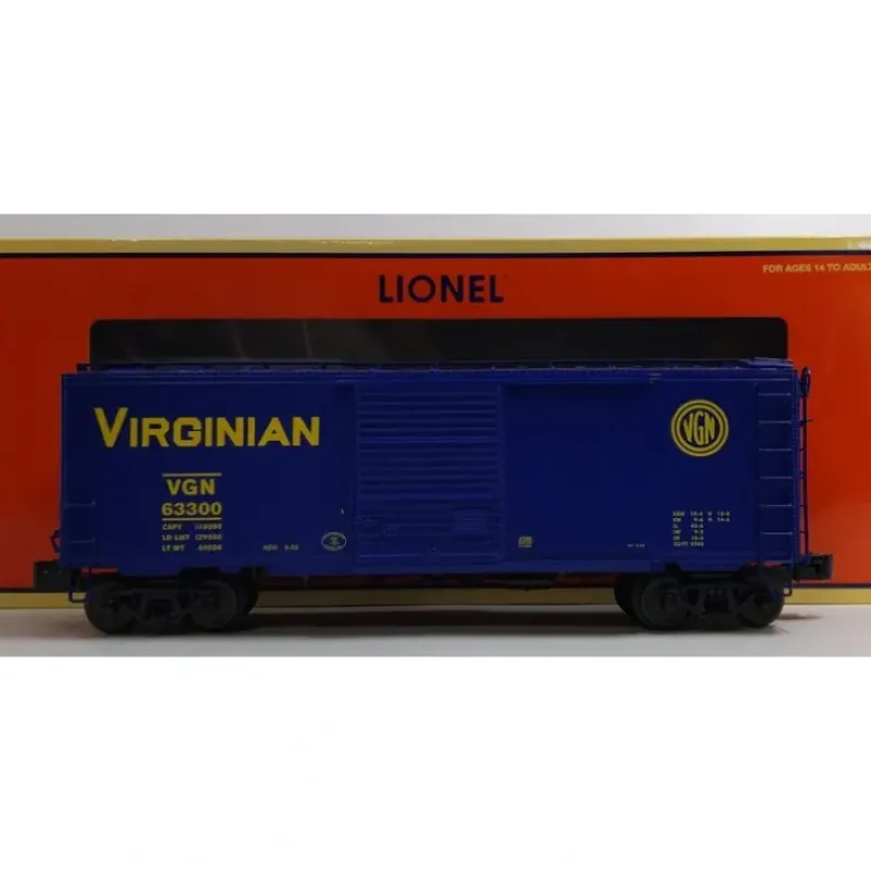 Trains|Lionel 6-27265 O Gauge Virginian PS-1 Boxcar #63300 - Model Train Junction: Quality Parts and Art Supplies