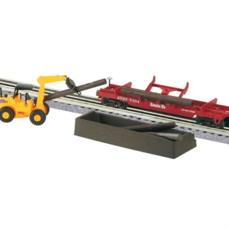 Trains*Lionel 6-21269 SF Operating Log Dump Car w/Bin - Model Train Junction: Quality Parts and Art Supplies