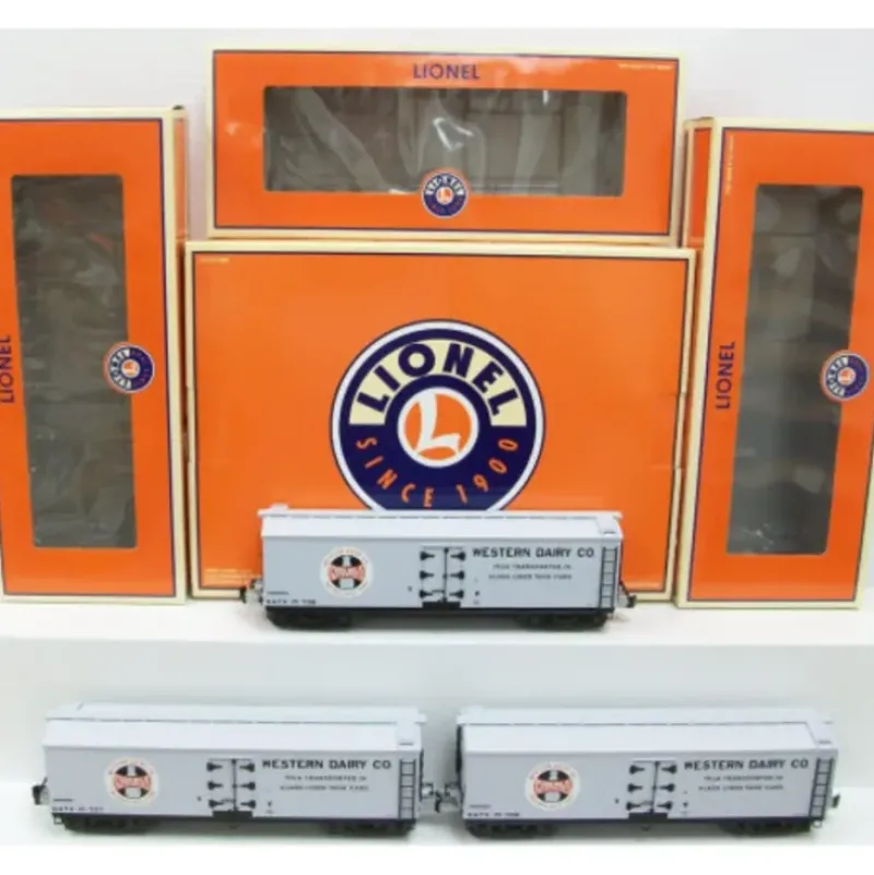 Trains*Lionel 6-21857 Western Dairy Milk Cars (Set of 3) - Model Train Junction: Quality Parts and Art Supplies