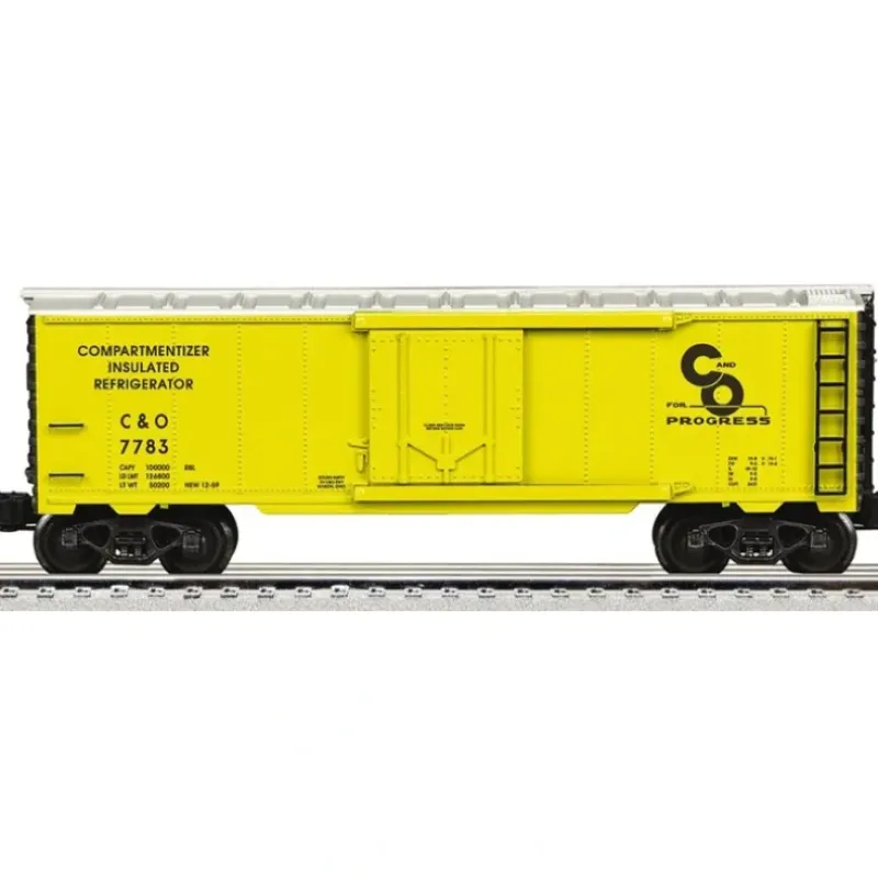 Trains*Lionel K-Line 6-21629 Chesapeake & Ohio Steel-Sided Reefer Car #7783 - Model Train Junction: Quality Parts and Art Supplies