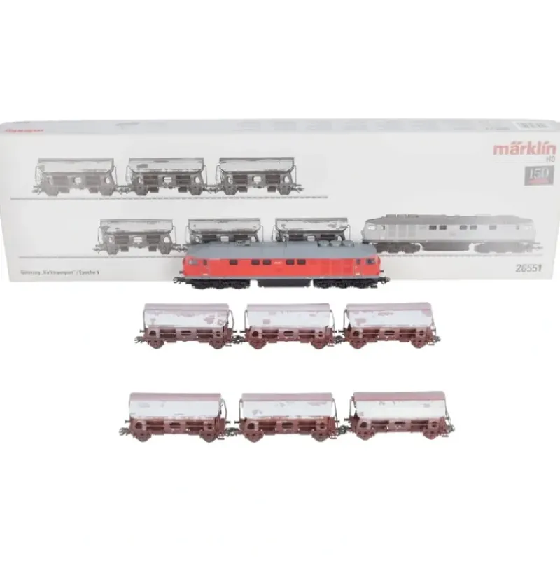 Trains*Marklin 26551 Lime Transport HO Gauge Diesel Freight Train Set - Model Train Junction: Quality Parts and Art Supplies