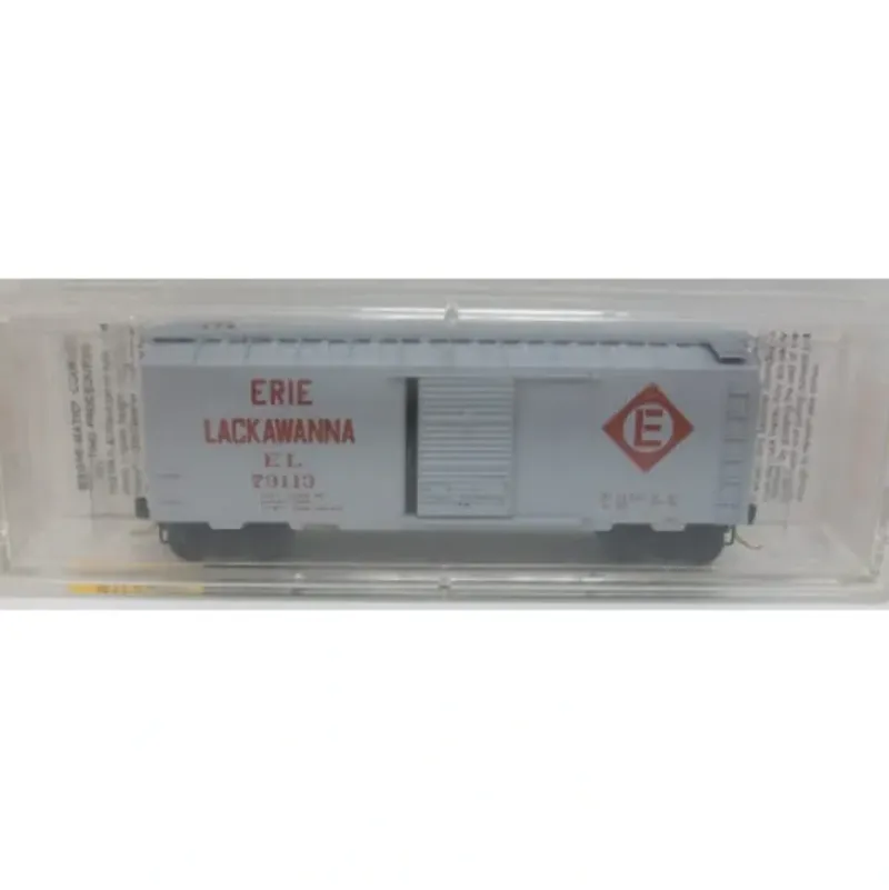 Trains*Micro-Trains 02000360 N Erie Lackawanna 40' Single Door Boxcar #73113 - Model Train Junction: Quality Parts and Art Supplies