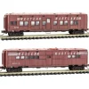 Micro-Trains, N Scale, 99305570, Weathered 50' Troop Car, Western Maryland, (2-Pack) - Model Train Junction: Quality Parts and Art Supplies Outlet