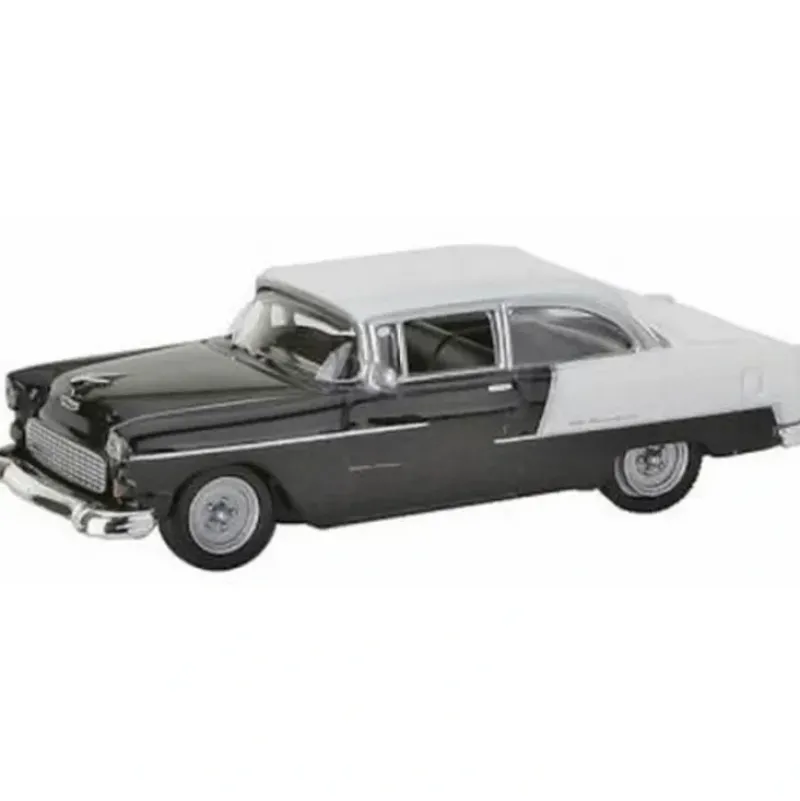 Trains*Model Power 19239 1:87 Black/White ''55 Chevy Belair - Model Train Junction: Quality Parts and Art Supplies