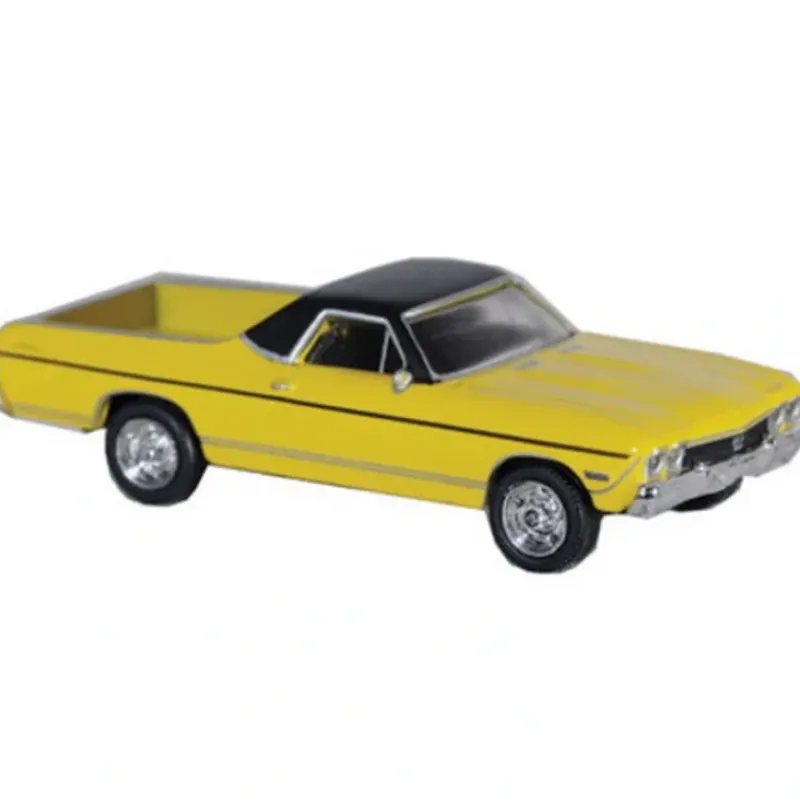 Trains*Model Power 19493 1:87 Yellow 1968 Chevrolet El Camino - Model Train Junction: Quality Parts and Art Supplies