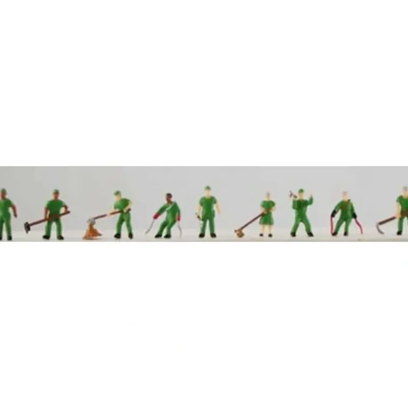 Trains*Model Power 1373 County Road Workers (Set of 9) - Model Train Junction: Quality Parts and Art Supplies