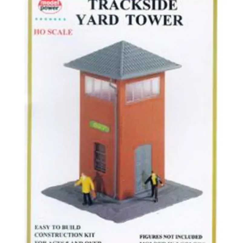 Trains*Model Power 551 HO Scale Trackside Yard Tower Building Kit - Model Train Junction: Quality Parts and Art Supplies