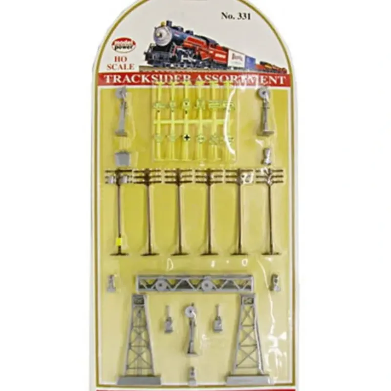 Trains*Model Power 331 HO Scale Trackside Assortment - Model Train Junction: Quality Parts and Art Supplies
