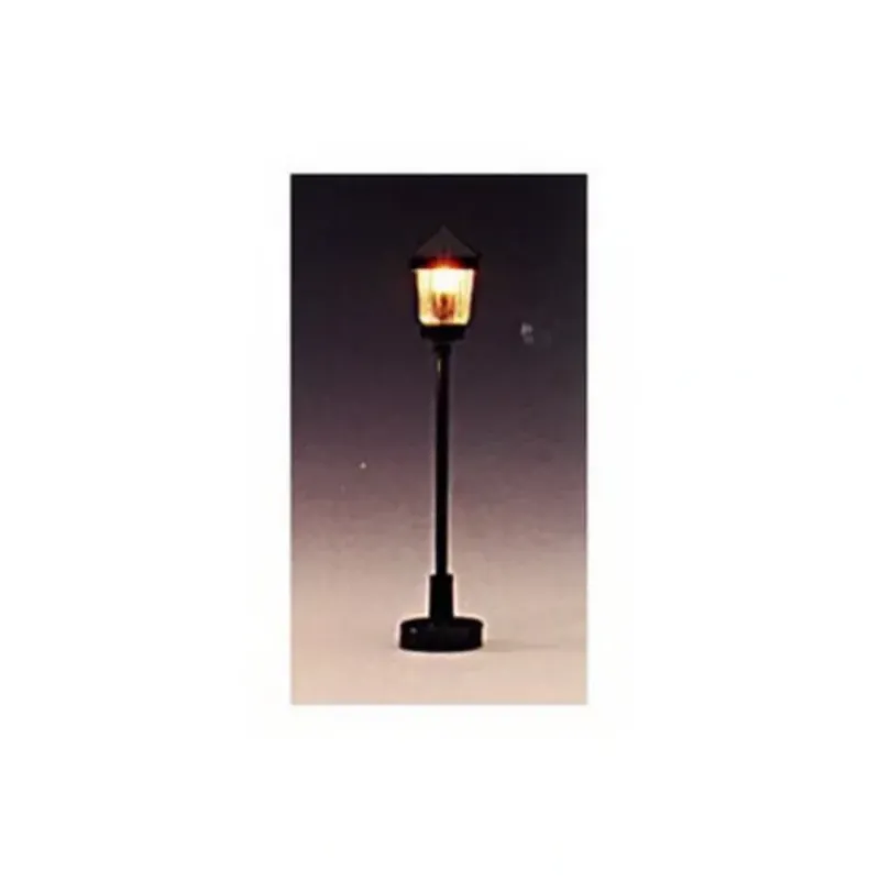 Trains*Model Power 499 HO Square Lamp Post Brass Handcraft Lighted (Pack of 3) - Model Train Junction: Quality Parts and Art Supplies