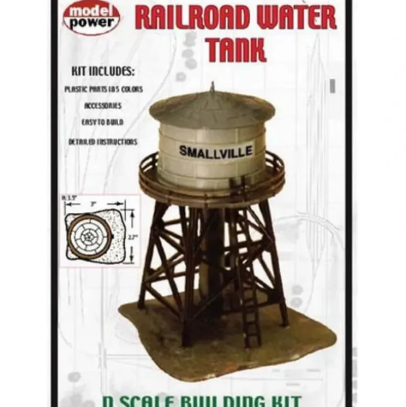 Trains*Model Power 1577 N Scale RR Water Tower Kit - Model Train Junction: Quality Parts and Art Supplies