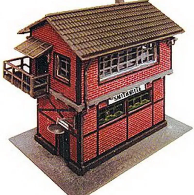 Trains*Model Power 1585 N Scale Yard Tower Model Plastic Parts & Decals Building Kit - Model Train Junction: Quality Parts and Art Supplies