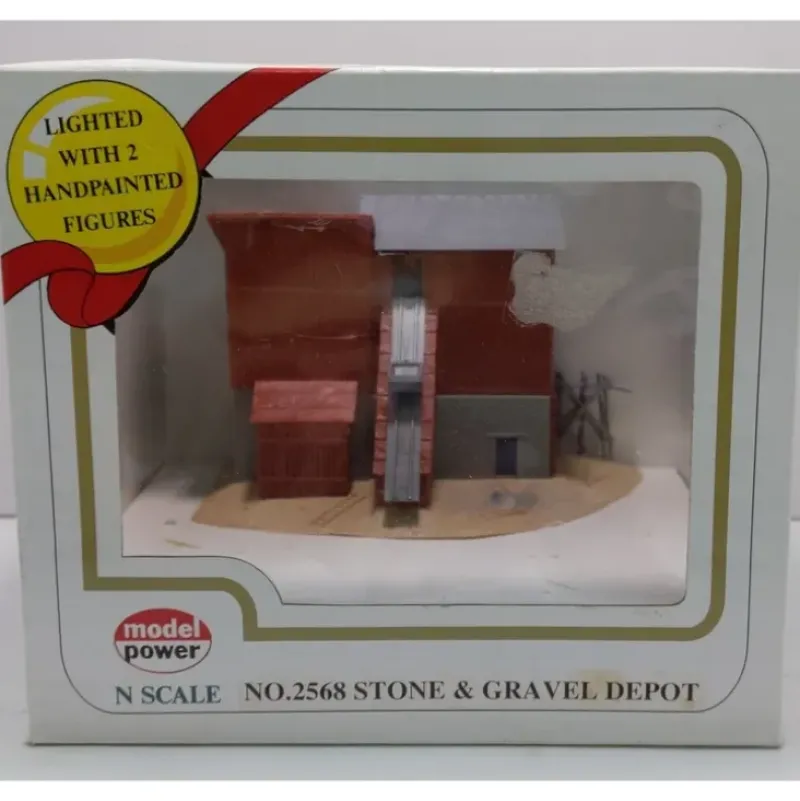 Trains*Model Power 2568 Stone & Gravel Depot - Model Train Junction: Quality Parts and Art Supplies