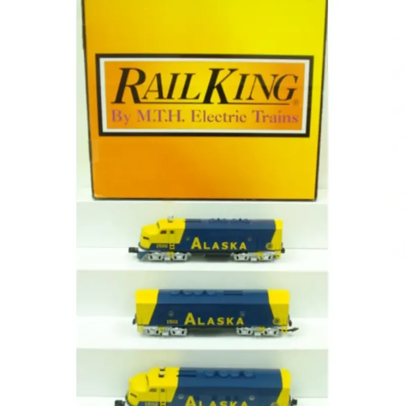 Trains*MTH 30-2715-1 Alaska F-3 ABA Diesel Engine Set w/Proto-Sound 2.0 #1500/1501/1502 - Model Train Junction: Quality Parts and Art Supplies