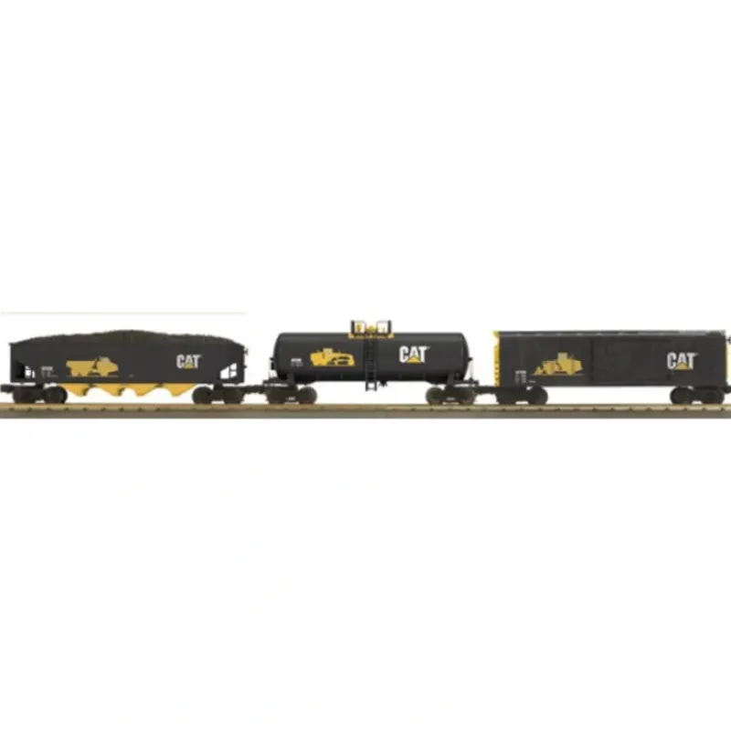Trains*MTH 30-7046 Caterpillar RailKing Freight Car Set - Model Train Junction: Quality Parts and Art Supplies