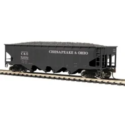 Trains*MTH 80-75008 Chesapeake & Ohio HO Scale 70-Ton Quadruple Hopper Car #72563 - Model Train Junction: Quality Parts and Art Supplies