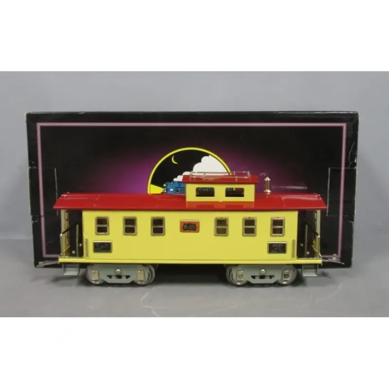Trains*MTH 10-2209 Cream & Red 4021 Caboose- Model Train Junction: Quality Parts and Art Supplies