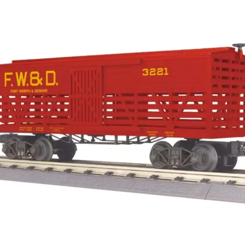 Trains*MTH 30-7183 Fort Worth & Denver Stock Car - 19th Century #3221 - Model Train Junction: Quality Parts and Art Supplies