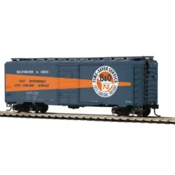 Trains*MTH 81-74000 HO Scale Baltimore & Ohio HO Scale 40' PS-1 Boxcar #467242 - Model Train Junction: Quality Parts and Art Supplies
