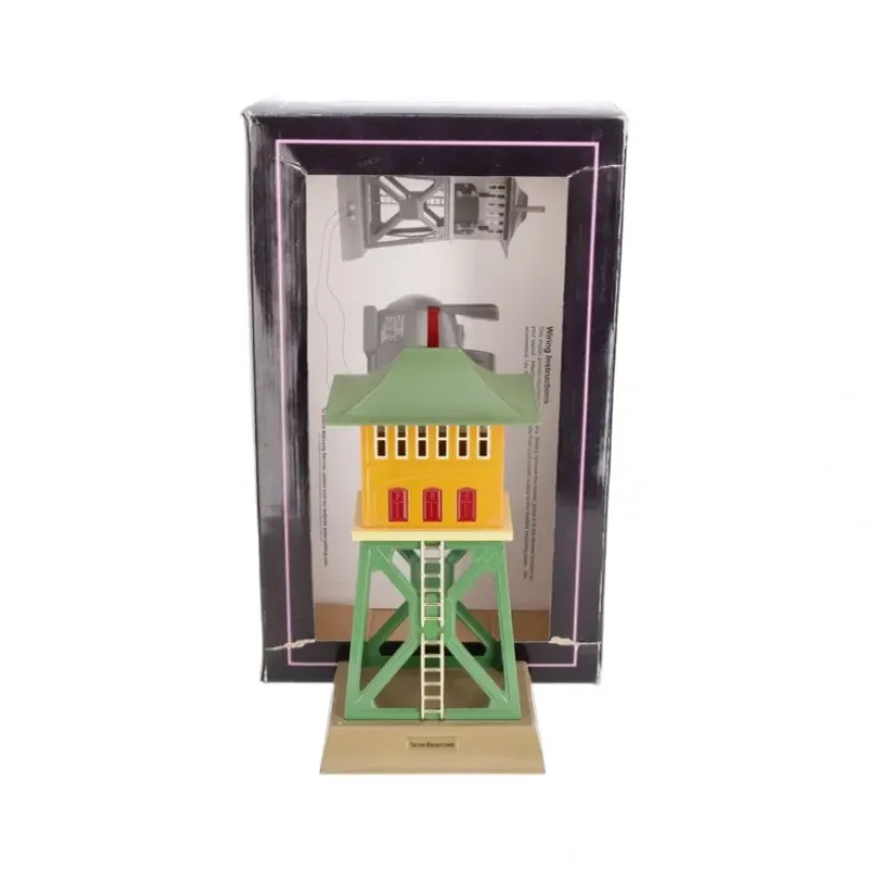 Trains*MTH 10-4026 Ives 1867 Tinplate Signal Tower (Orange/Green) - Model Train Junction: Quality Parts and Art Supplies