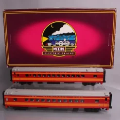 Trains*MTH 20-66173 Milwaukee 70' Streamlined Sleeper/Diner Car Set LN/Box - Model Train Junction: Quality Parts and Art Supplies