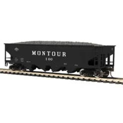 Trains*MTH 80-75018 Montour HO Scale 70-Ton Quadruple Hopper Car #100 - Model Train Junction: Quality Parts and Art Supplies
