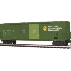 Trains*MTH 20-93484 O British Columbia Railway 50' Boxcar #800278 - Model Train Junction: Quality Parts and Art Supplies