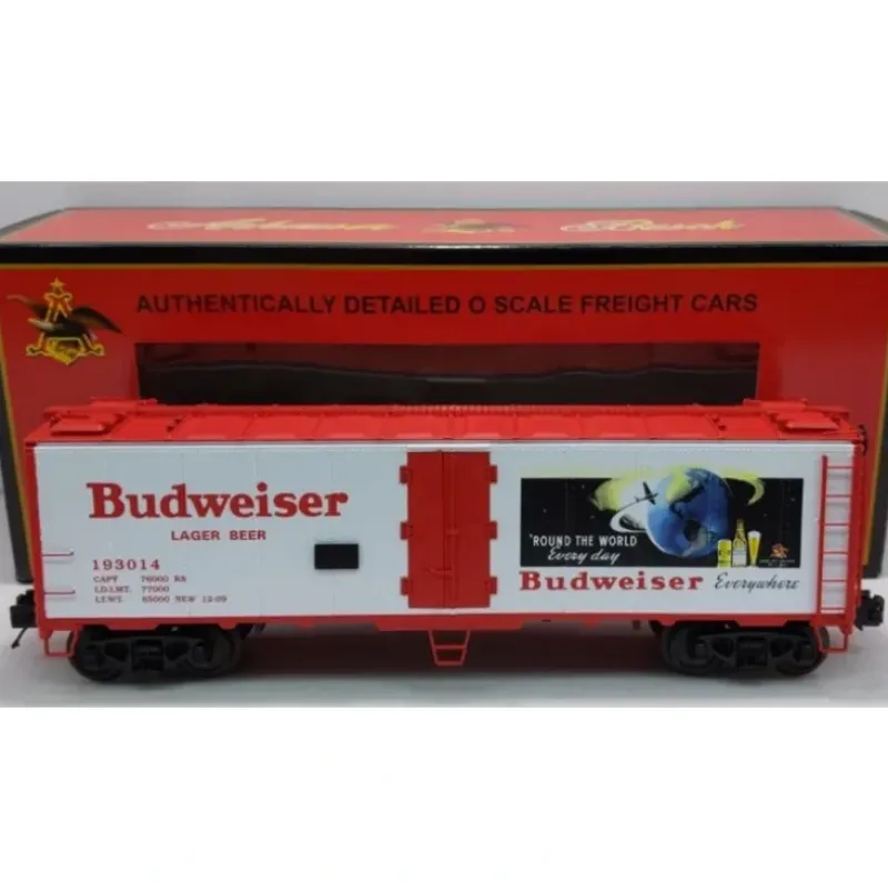 Trains*MTH 20-94216 O Budweiser 40' Steel Sided Reefer Car #193014 - Model Train Junction: Quality Parts and Art Supplies
