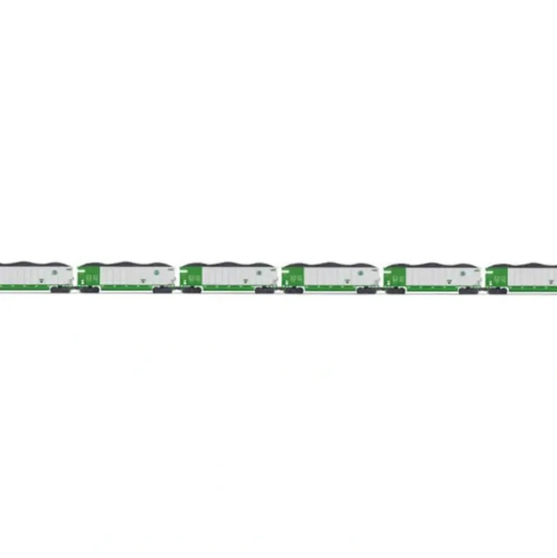 Trains*MTH 20-90530 O Burlington Northern Santa Fe Coalporter Hopper Car Set (Set of 6) - Model Train Junction: Quality Parts and Art Supplies
