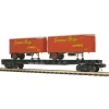 Trains*MTH 20-98753 O Canadian Pacific Flat Car with 2 PUP Trailers - Model Train Junction: Quality Parts and Art Supplies