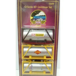 Trains*MTH 20-95040 O CCR, Stolt, Sea Containers Tank Container Set (Set of 3) - Model Train Junction: Quality Parts and Art Supplies