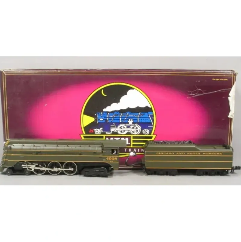 Trains*MTH 20-3034-1 O CNW 4-6-4 E-4 Hudson Steam Locomotive & Tender w/PS1 #4008 EX/Box - Model Train Junction: Quality Parts and Art Supplies
