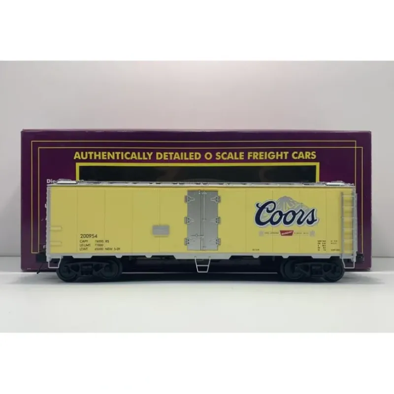 Trains*MTH 20-94218 O Coors 40' Steel Sided Reefer Car #200954 - Model Train Junction: Quality Parts and Art Supplies
