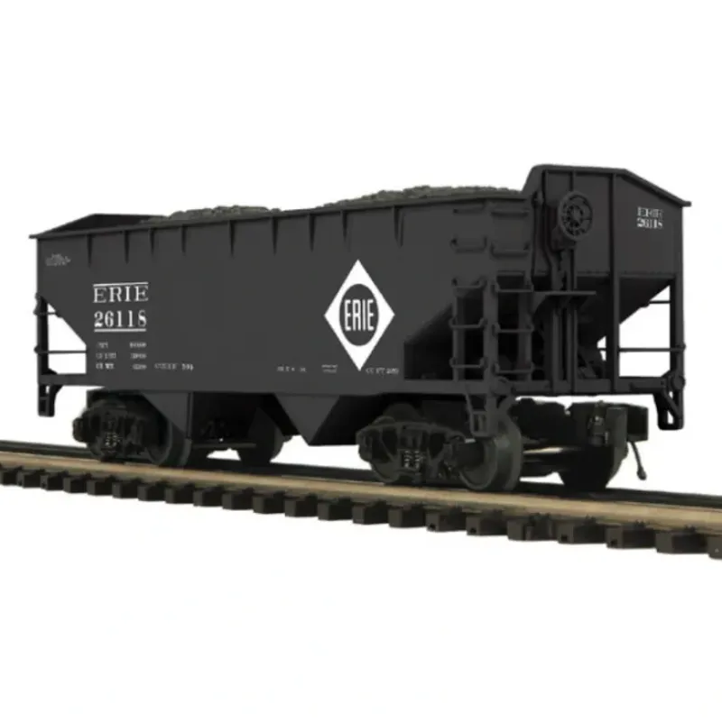 Trains*MTH 20-97681 O Erie Premier 2-Bay Offset Hopper Car Set (Set of 2) - Model Train Junction: Quality Parts and Art Supplies