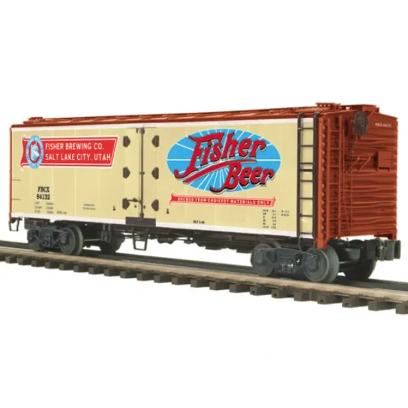 Trains*MTH 20-94240 O Fisher Beer 40' Steel Sided Reefer Car #84132 - Model Train Junction: Quality Parts and Art Supplies