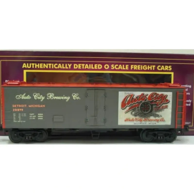 Trains*MTH 20-94195 O Gauge Auto City Beer 40' Steel-Sided Reefer Car #201899 - Model Train Junction: Quality Parts and Art Supplies