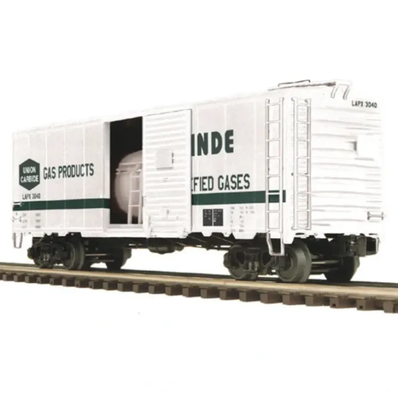 Trains*MTH 20-93410 O Gauge Linde Industrial Gases 40 AAR Box Tank Car #3040 - Model Train Junction: Quality Parts and Art Supplies