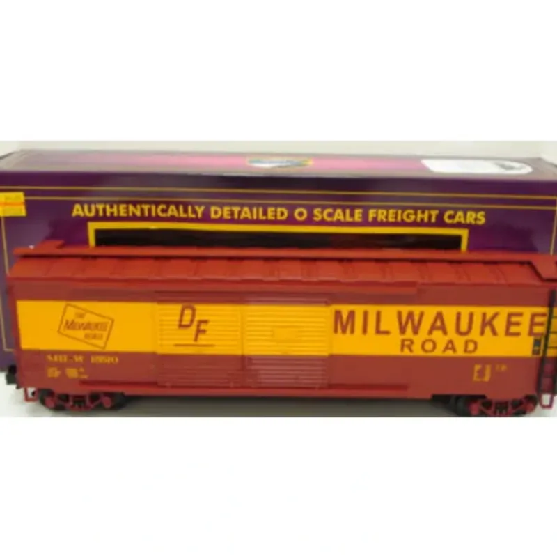 Trains*MTH 20-93185 O Gauge Milwaukee Road 50' Double Door Boxcar #15510 LN/Box - Model Train Junction: Quality Parts and Art Supplies
