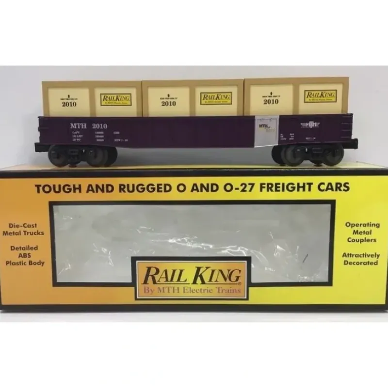 Trains*MTH 30-72048 O Gauge MTH Railroad Club Gondola Car w/Crates - Model Train Junction: Quality Parts and Art Supplies