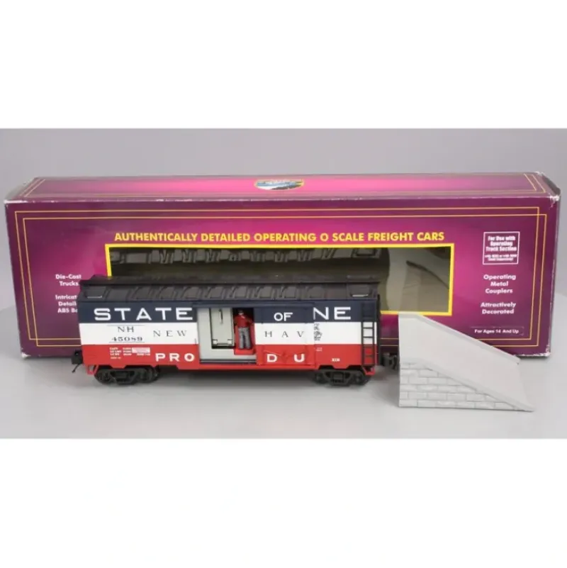 Trains*MTH 20-94210 O Gauge New Haven Operating Reefer Car #45089 - Model Train Junction: Quality Parts and Art Supplies