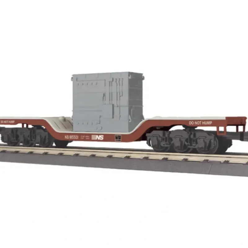 Trains*MTH 30-76346 O Norfolk Southern Depressed Flatcar w/ Transformer Load #185501 - Model Train Junction: Quality Parts and Art Supplies