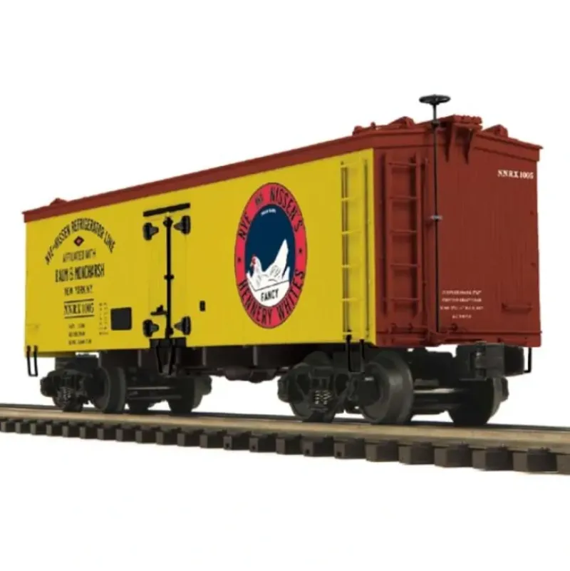 Trains*MTH 20-94353 O Nye and Nissen 36' Woodsided Reefer Car #1008 - Model Train Junction: Quality Parts and Art Supplies