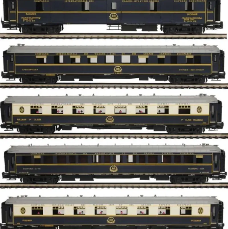 Trains*MTH 20-60004-2 O Orient Express Premier 2-Rail Passenger Car Set (Set of 5) - Model Train Junction: Quality Parts and Art Supplies