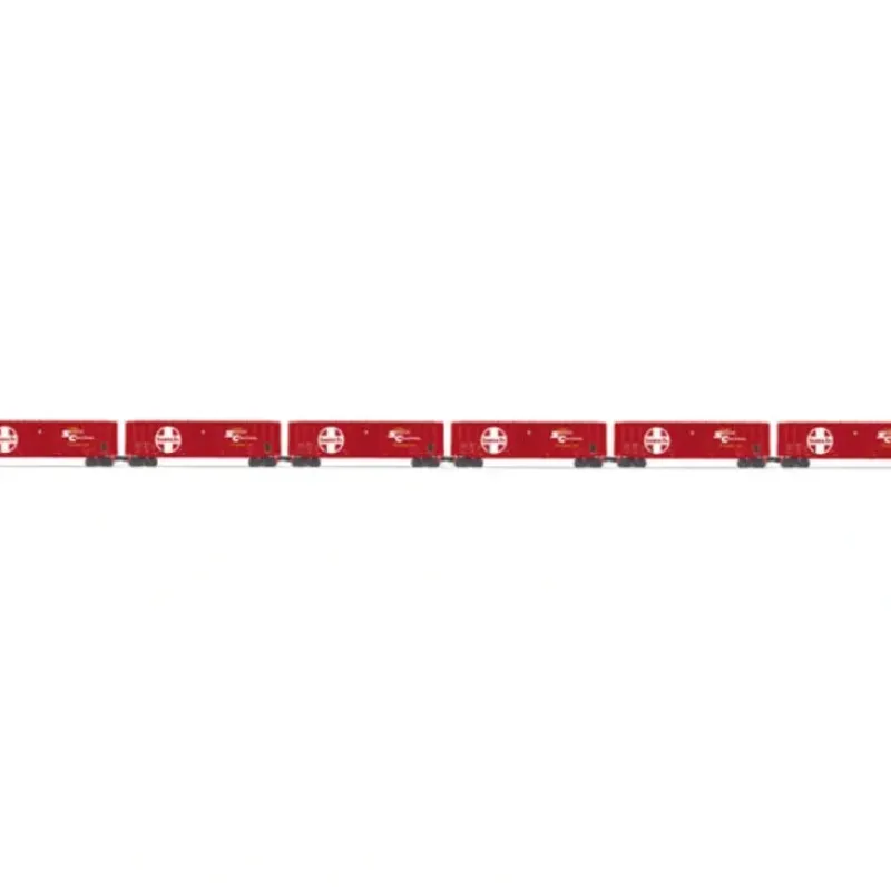 Trains*MTH 20-90410 O Santa Fe 50 Box Car Set (Set of 6) - Model Train Junction: Quality Parts and Art Supplies