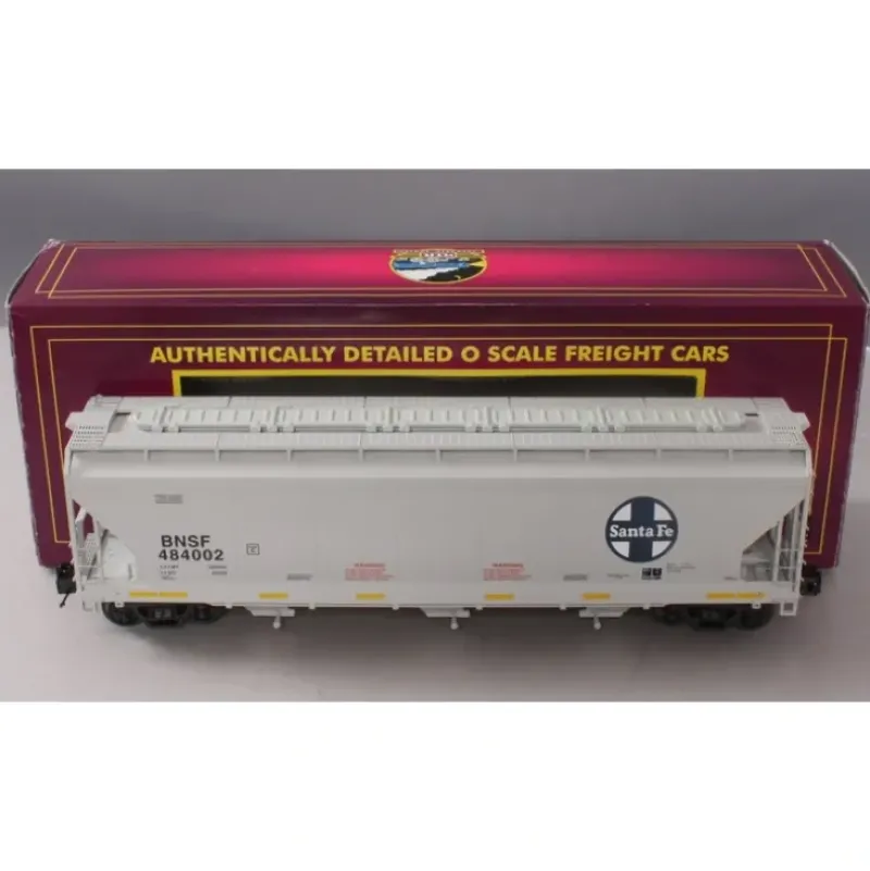 Trains*MTH 20-97838 O Santa Fe 3-Bay Centerflow Hopper #484002 LN/Box - Model Train Junction: Quality Parts and Art Supplies